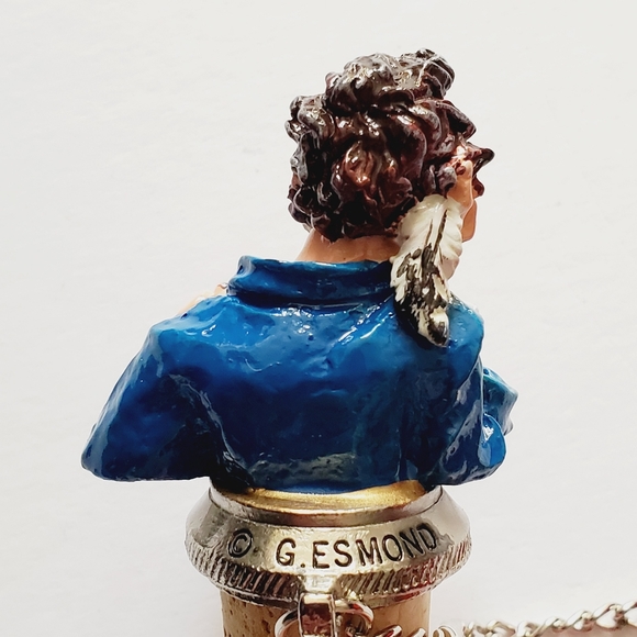 G. Esmond Hand Painted Pewter Bottle Stopper - Lawyer - Picture 4 of 4